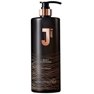 JSOOP Black J 專業級沙龍洗髮精, pH5.5弱酸性, 無添加矽靈成分, 1L, 1瓶