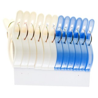 其他品牌 珠光衣夾12入組 晾衣夾 防風夾, 1組, 雙色