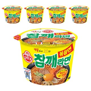 오뚜기 참깨라면 볶음면 110g, 5개