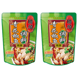 橋頭 青花椒魚調味料 麻辣, 200g, 2包