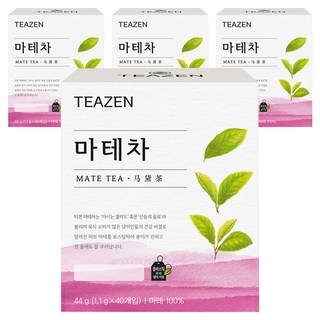 TEAZEN 茶禪 烘焙瑪黛茶, 1.1g, 40入, 4個