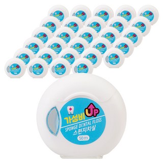 高CP值海綿牙線 50m, 6入, 5個