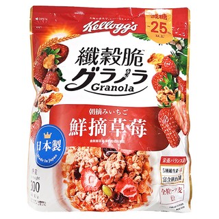 Kellogg's 家樂氏 Granola 纖穀脆 鮮摘草莓, 300g, 1包