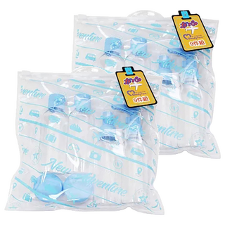 Beauty Fans 旅行套裝 2組 - 旅行分裝瓶 化妝品分裝 盥洗用品收納, SB3201