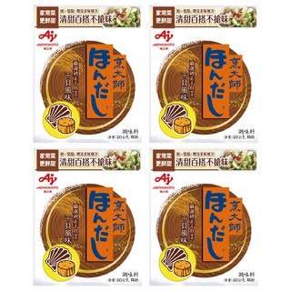 AJINOMOTO 味之素 烹大師 干貝風味調味料 嚴選純正干貝 清甜百搭不搶味, 40g, 4包