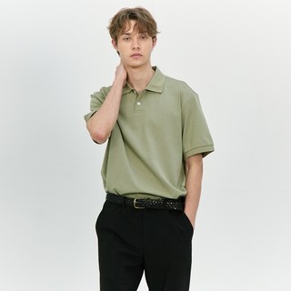 BASIC HOUSE 男士微寬鬆Polo衫 LYTS3104