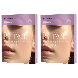 MY SCHEMING 我的心機 關於肌膚 A醇青春抗皺精華面膜, 4入, 2組