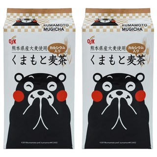OSK 小谷穀粉 熊本熊麥茶, 176g, 2袋
