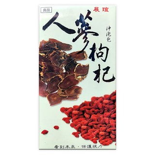 展瑄 人蔘枸杞茶 純天然植物成分 沖泡包, 4.5g, 30包, 1盒