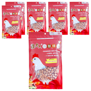 雞老大 狗零食 鮭魚起司雞肉嚼錠 低脂 無鹽 無添加防腐劑 台灣製造 犬用, 170g, 6包