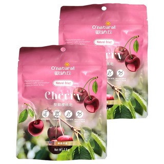 O'natural 歐納丘 天然整顆櫻桃乾, 無添加防腐劑, 全素食, 70g, 2包