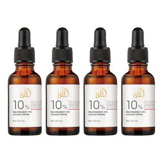 BB AMINO 科研 10%煙醯胺 + 發光藻嫩白精華 高濃度 30mL, 4瓶