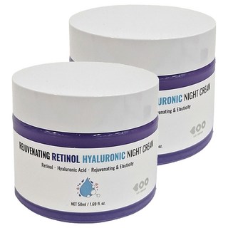 DEARBOO A醇玻尿酸 夜間乳霜 50ml 緊緻保濕 韓國進口, 2罐