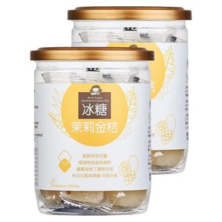 Medolly 蜜思朵 冰糖茉莉金桔, 新鮮茉莉花蕾 蜜漬熟成金桔果乾 蘊藏金桔丁獨特甘甜 恬淡花香與果酸, 204g, 1罐, 2罐