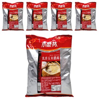 小磨坊 乳香玉米濃湯, 1kg, 5包
