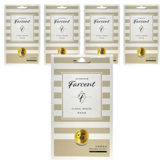 farcent 花仙子 衣物香氛袋 3個, 同名花語, 30g, 5盒