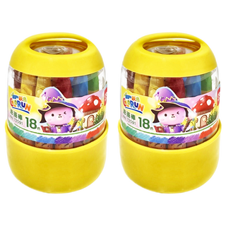 deLi 得力 油蠟筆, 18色, 2組