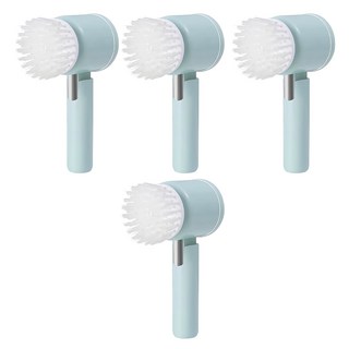 葉子小舖 電動清潔刷 綠色 適用於清潔, 1入, 4個