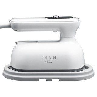CHIMEI 奇美家電 平燙/掛燙2合1蒸氣電熨斗 180度旋轉把手 6孔高壓蒸氣 高效陶瓷塗層面板, ST-H095S0, 白色