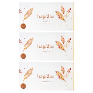 hapidae 日月潭奶茶杏仁餅 獨立包裝 可做杏仁茶飲用 10入, 220g, 3盒