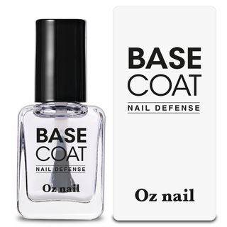 Oz nail 防禦護甲油, 8ml, 透明, 1個