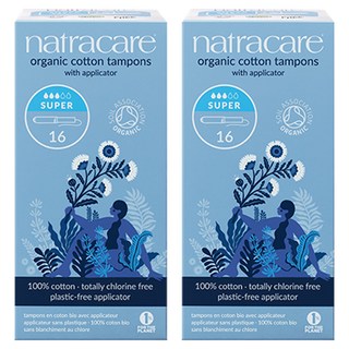 나트라케어 수퍼 탐폰 어플리케이터 체내형생리대, 16개입, 2개, 슈퍼