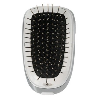 PRINCESS 荷蘭公主 負離子電動按摩梳 高濃度負離子 音波振動 彈性氣墊 圓潤梳齒, 529432, 白色