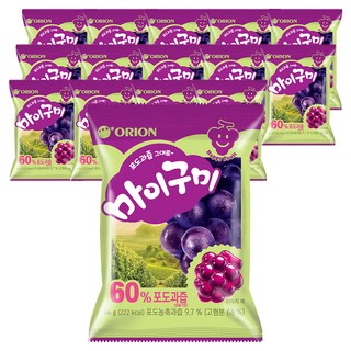 마이구미 포도, 66g, 15개