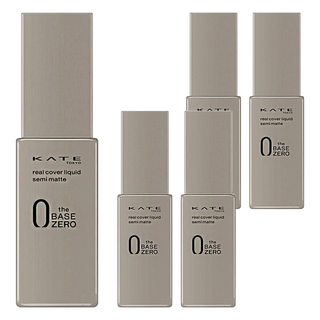 KATE 凱婷 台灣公司貨 零瑕肌密柔霧粉底液 30ml, 02 自然色, 5瓶