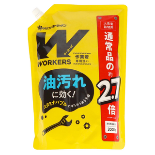 日本 NS FaFa 大容量環保補充包強力洗衣精 頑固汙垢專用 油汙專用, 2kg, 1包