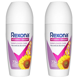 Rexona 蕊娜 制汗爽身香體露 淨亮制汗, 45ml, 2瓶