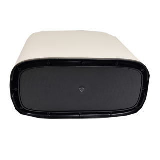 LOLOMI 樂樂米 雙層按壓垃圾桶 1.37kg, 黑蓋 + 白色, 1個