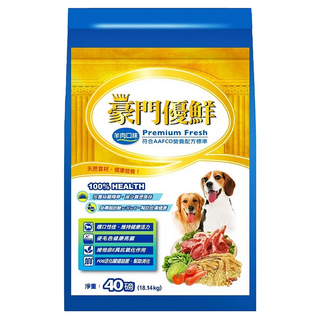 福壽實業 成犬用豪門優鮮乾糧, 1個, 18.14kg, 羊肉 + 玄米