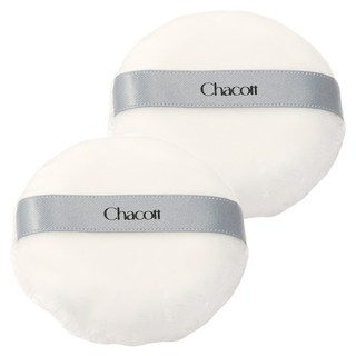 Chacott 蜜粉專用小粉撲 Set 2入 直徑6x0.15cm, 1包