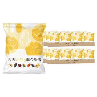 TRYGOODZ 翠菓子 天天Bites綜合堅果 含杏仁 核桃 南瓜籽等 全程低溫烘焙 非油炸工法, 25g, 44包