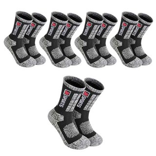 제이케이 연사 등산양말 장목 5켤레, 랜덤 발송, 5개