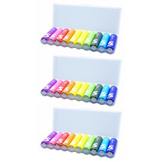 Cuktech 鹼性電池 3號AA B06 電池盒收納, 10顆, 3盒