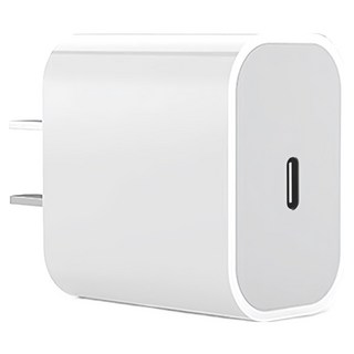 ANTIAN iPhone16/15/14 20W PD快充充電器 iphone 蘋果豆腐頭 USB-C/Type-C充電頭, 1個, 單一顏色