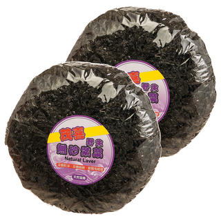 茂喜食品 野生無砂紫菜 菜質乾淨 菜體細緻 膠質有韌度 天然健康 100g, 2包