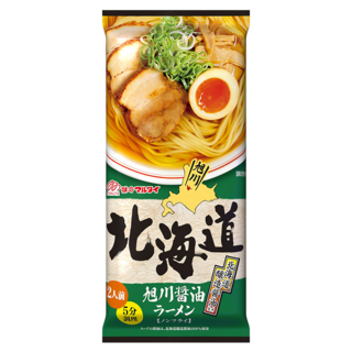 MARUTAI 丸太 北海道旭川醬油拉麵 2人份 212g, 1個