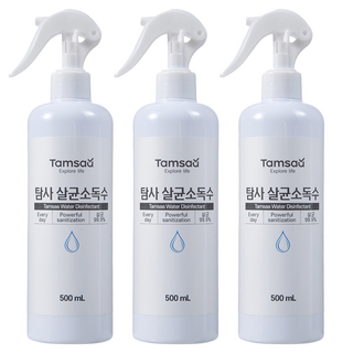 Tamsaa 次氯酸水噴霧 500ml 殺菌消毒, 3瓶