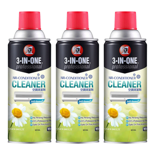 3-IN-ONE 冷氣空調清潔劑 夏日涼風, 331ml, 3瓶