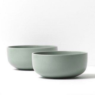 BOWLBOWL Retro-Line 麵碗, 綠茶拿鐵, 2個