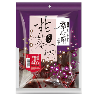 大溪廖心蘭豆干 非基改小豆丁 原味, 220g, 1包