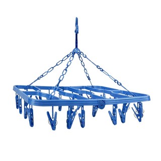 百貨King 京都方形摺疊曬架 - YOYOKI 小物曬衣架, 藍色, 1個