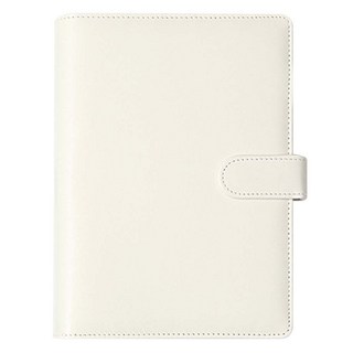 粉彩馬卡龍六孔小卡活頁夾, 1個, 10張, 乳霜