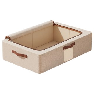 小麥購物 抽屜式床底儲物箱 L1440, 1個, 米白色