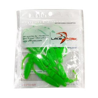 LAKE FORK 假餌 Neko, 夜光綠, 1包, 6.5g