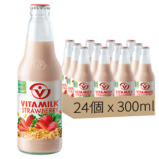 Vitamilk 豆奶 草莓口味, 24個, 300ml