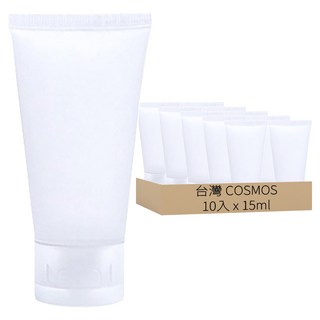 台灣 COSMOS 軟管 2入 15ml, 透明, 5包